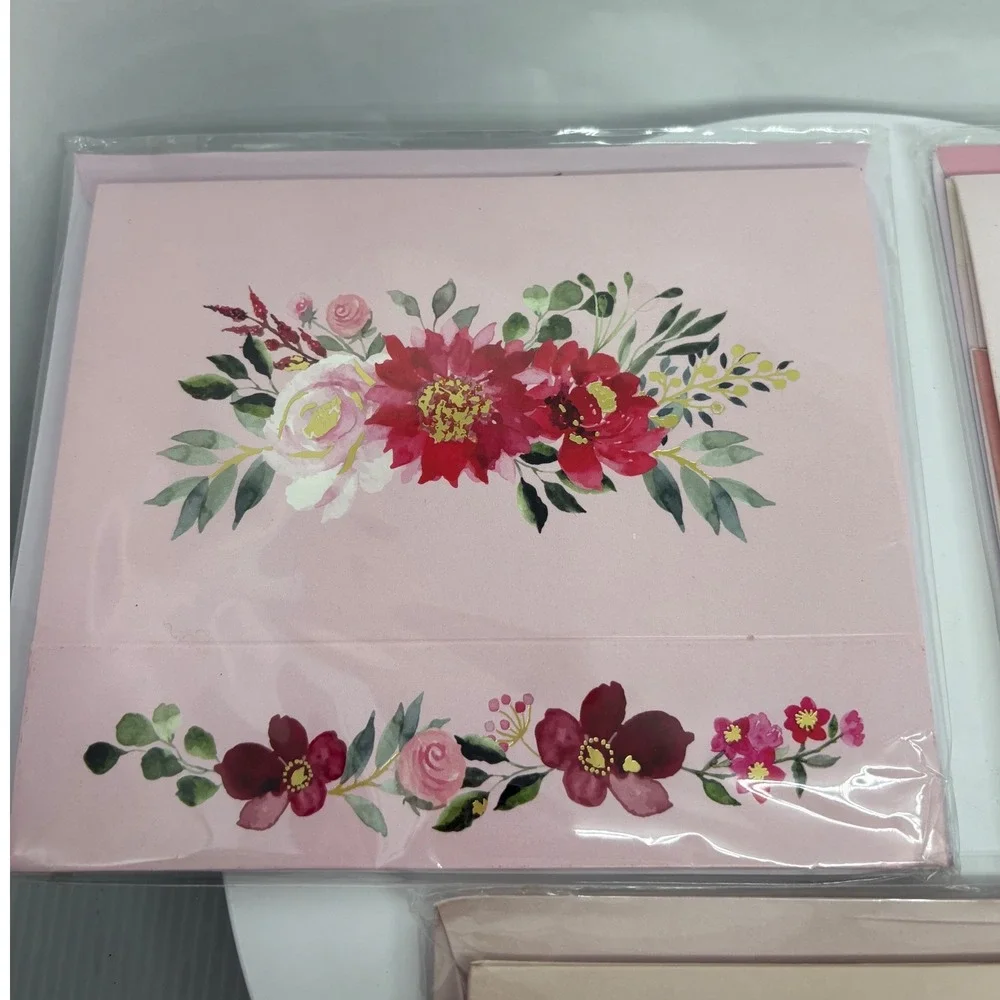 3 Shadowbox Cards Valentines Day Romantic Bouquet Love‎ Birds Cats UP With Paper